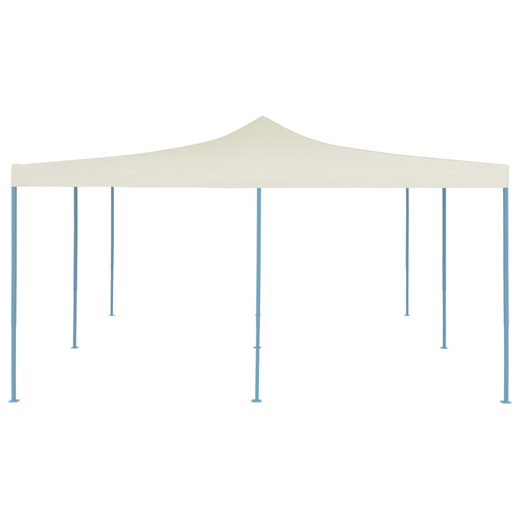 Tenda dobrável 5x5 m creme