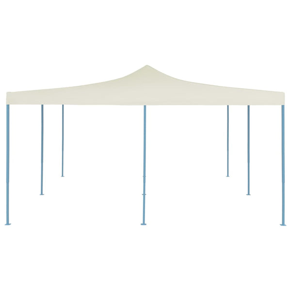 Tenda dobrável 5x5 m creme