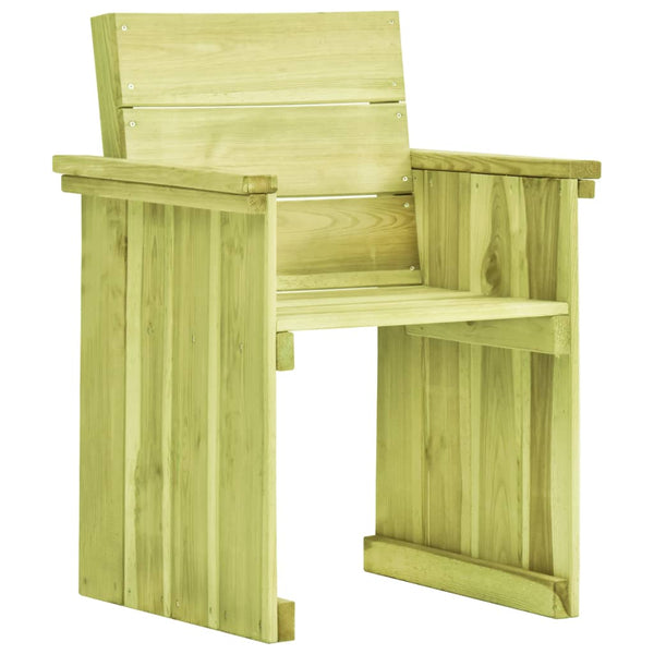 Cadeira de jardim madeira de pinho impregnada