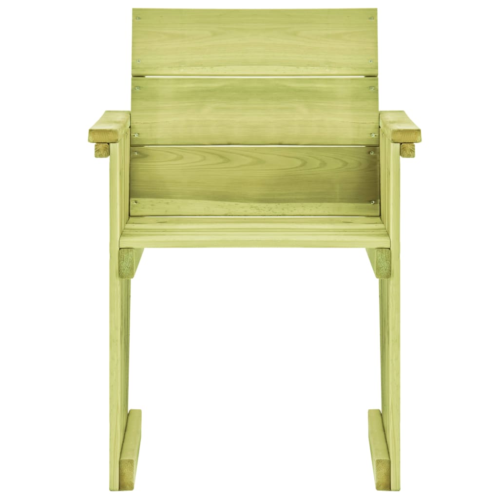 Cadeira de jardim madeira de pinho impregnada