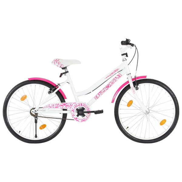 Children's bicycle 24" pink and white