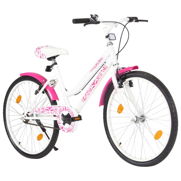 Children's bicycle 24" pink and white