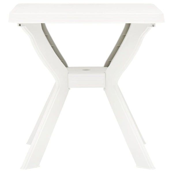 Mesa de bistrô 70x70x72 cm plástico branco