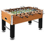 Steel table football 60 kg 140x74.5x87.5 cm light brown and black