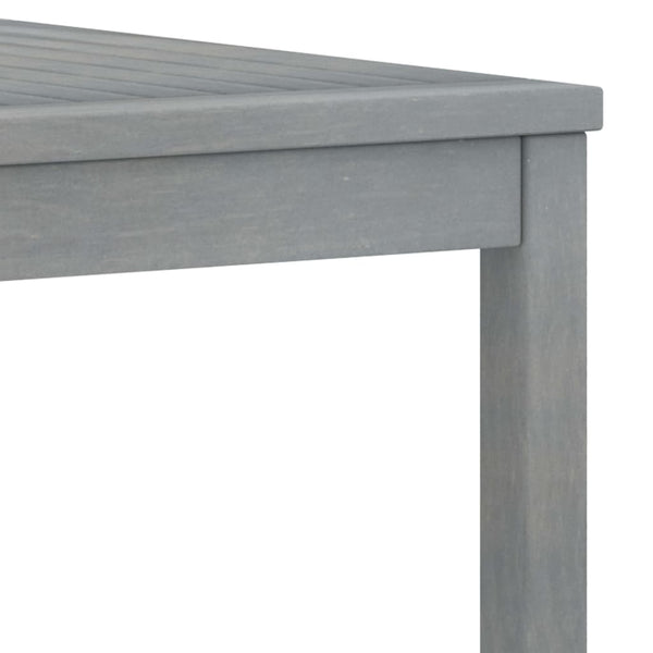 Mesa de centro 100x50x33 cm madeira de acácia maciça cinzento