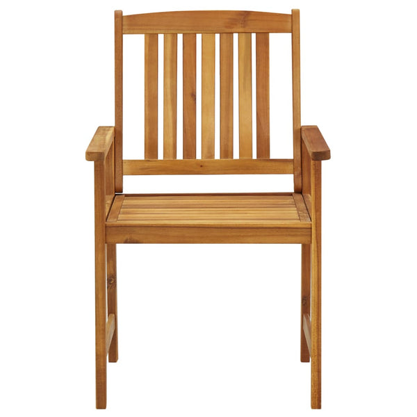 Cadeiras de jardim 4 pcs madeira de acácia maciça