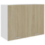 Armário de parede 80x31x60 cm derivados madeira carvalho sonoma