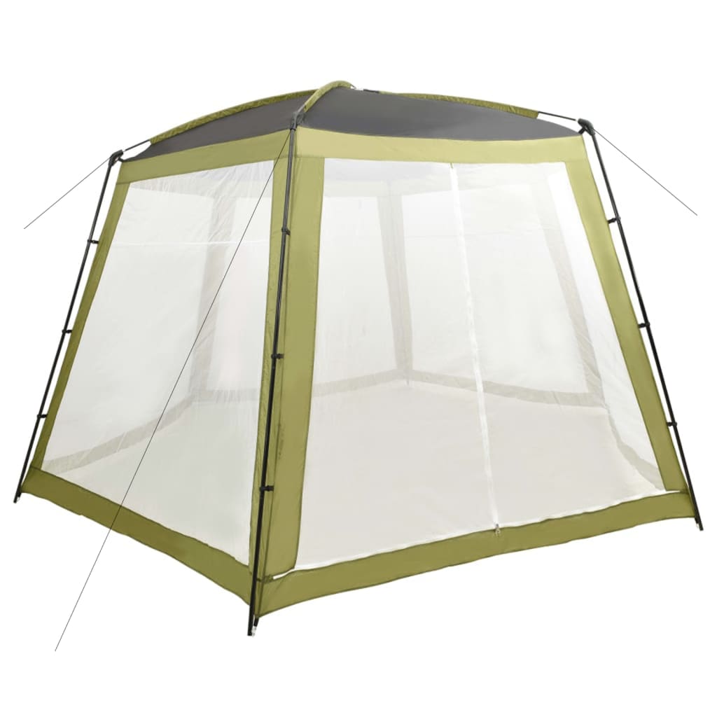 Pool tent 500x433x250 cm green fabric