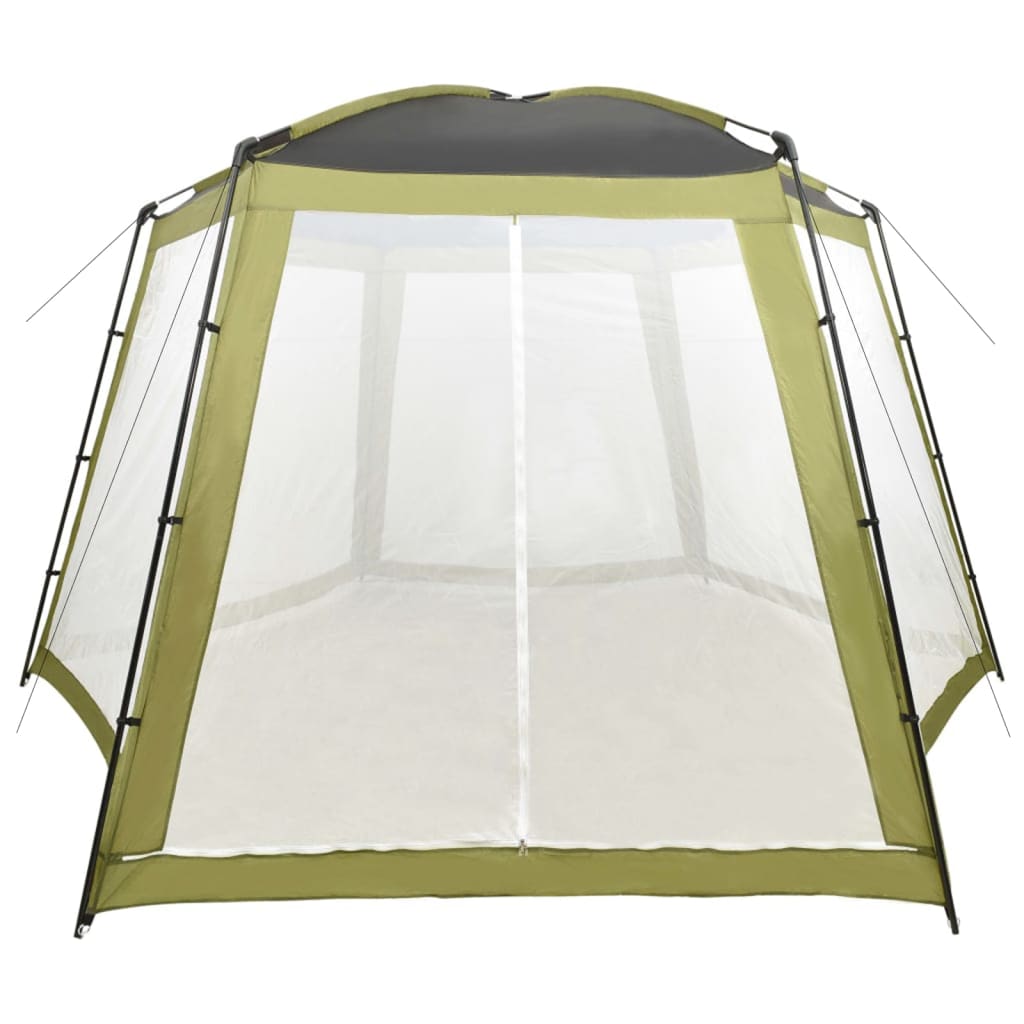 Tenda para piscina 500x433x250 cm tecido verde