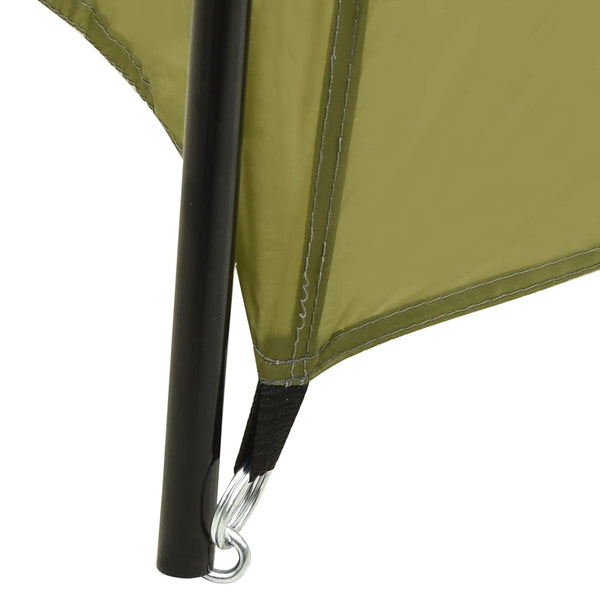 Pool tent 500x433x250 cm green fabric