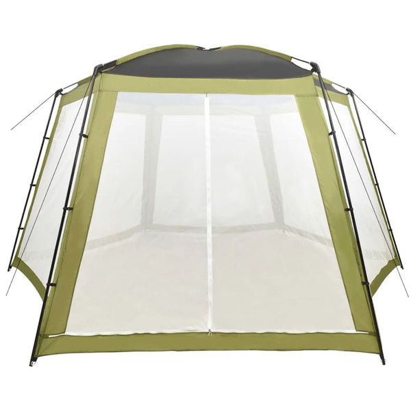 Pool tent 590x520x250 cm green fabric