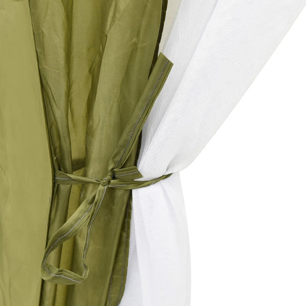 Pool tent 590x520x250 cm green fabric