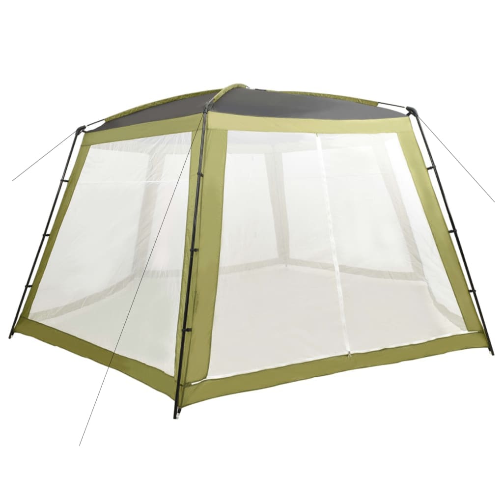 Pool tent 660x580x250 cm green fabric