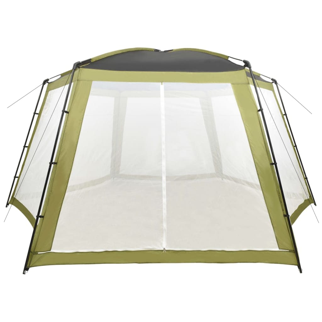 Pool tent 660x580x250 cm green fabric