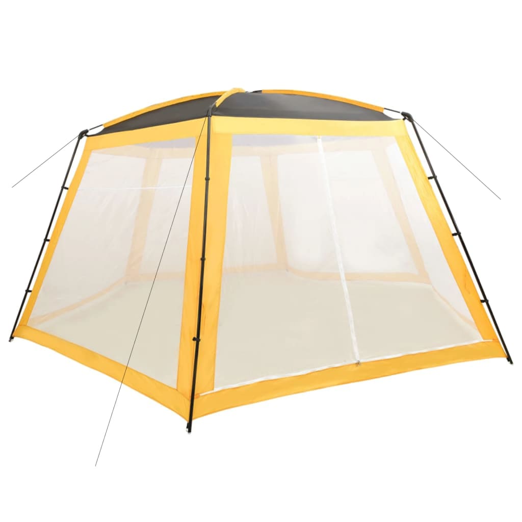 Pool tent 660x580x250 cm yellow fabric