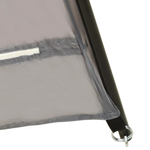 Pool Tent 500x433x250 cm Gray Fabric