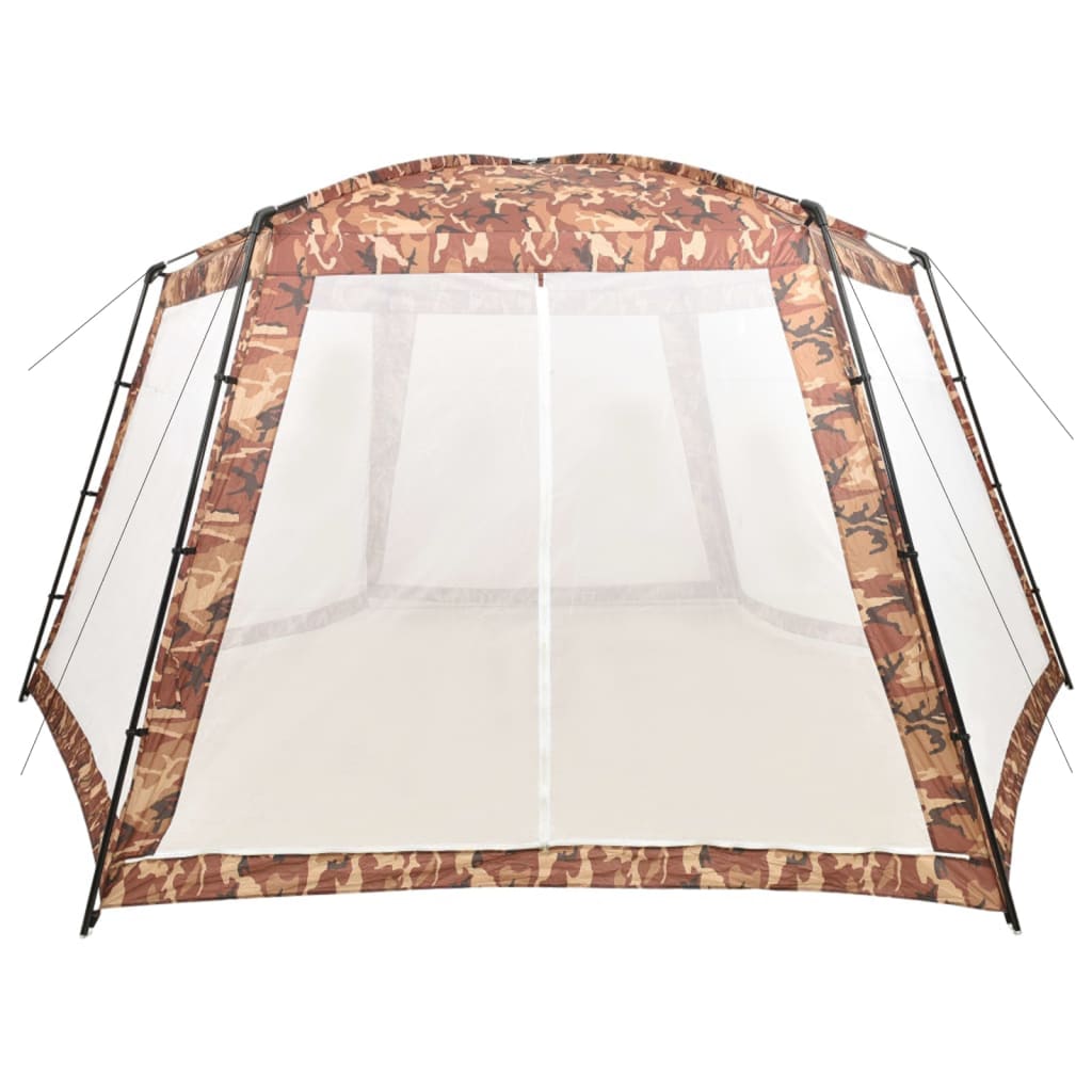 Tenda para piscina 660x580x250 cm tecido camuflagem