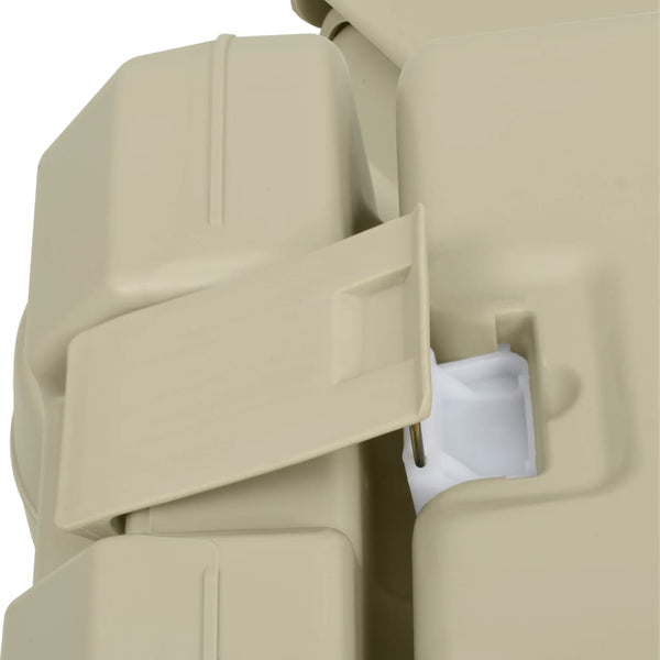 Conj. portable toilet 10+10L and washbasin 20L gray camping