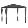 Gazebo 3x3x2,6 m com capas para postes 160 g/m² antracite