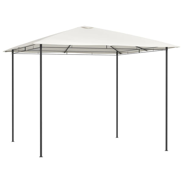 Gazebo 3x3x2,6 m 160 g/m² cor creme