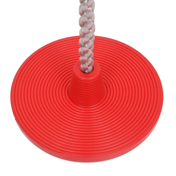 Cuerda de escalada/columpio con plataformas y disco 200 cm