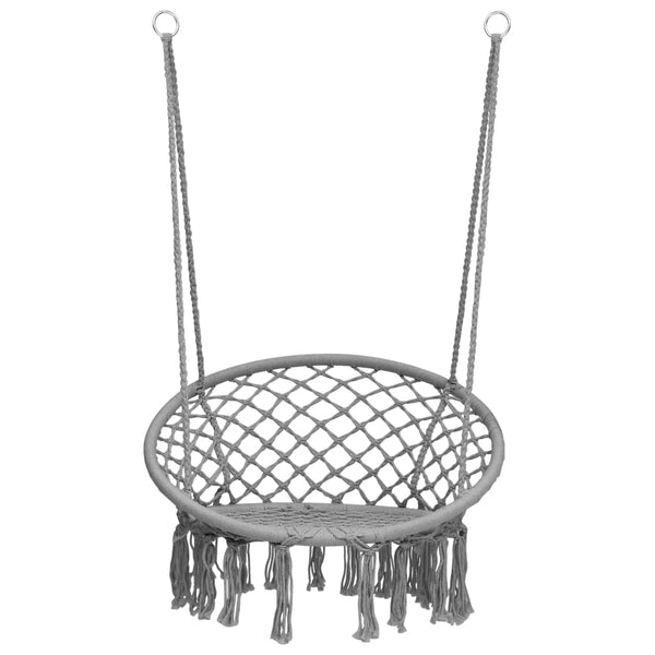 Hammock Rocking Chair 80 cm Gray