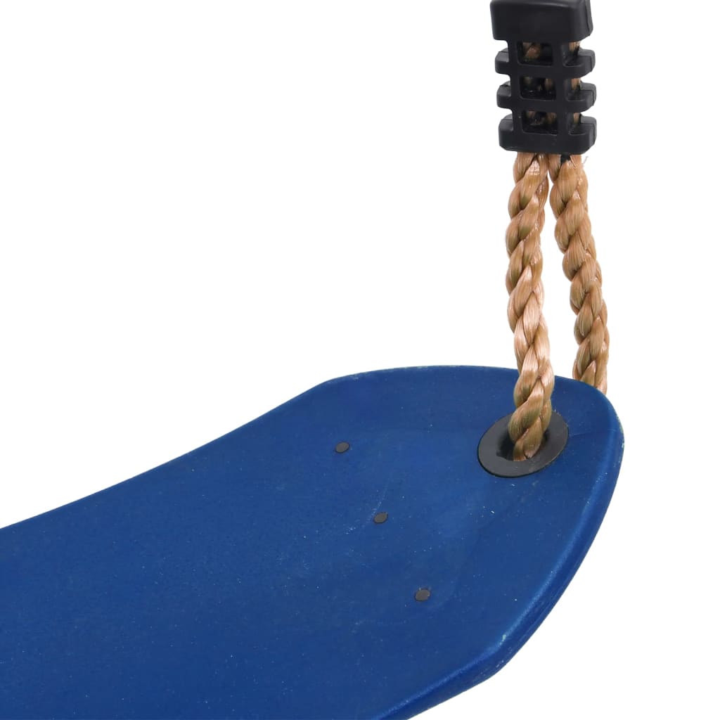 Blue children's swing seat