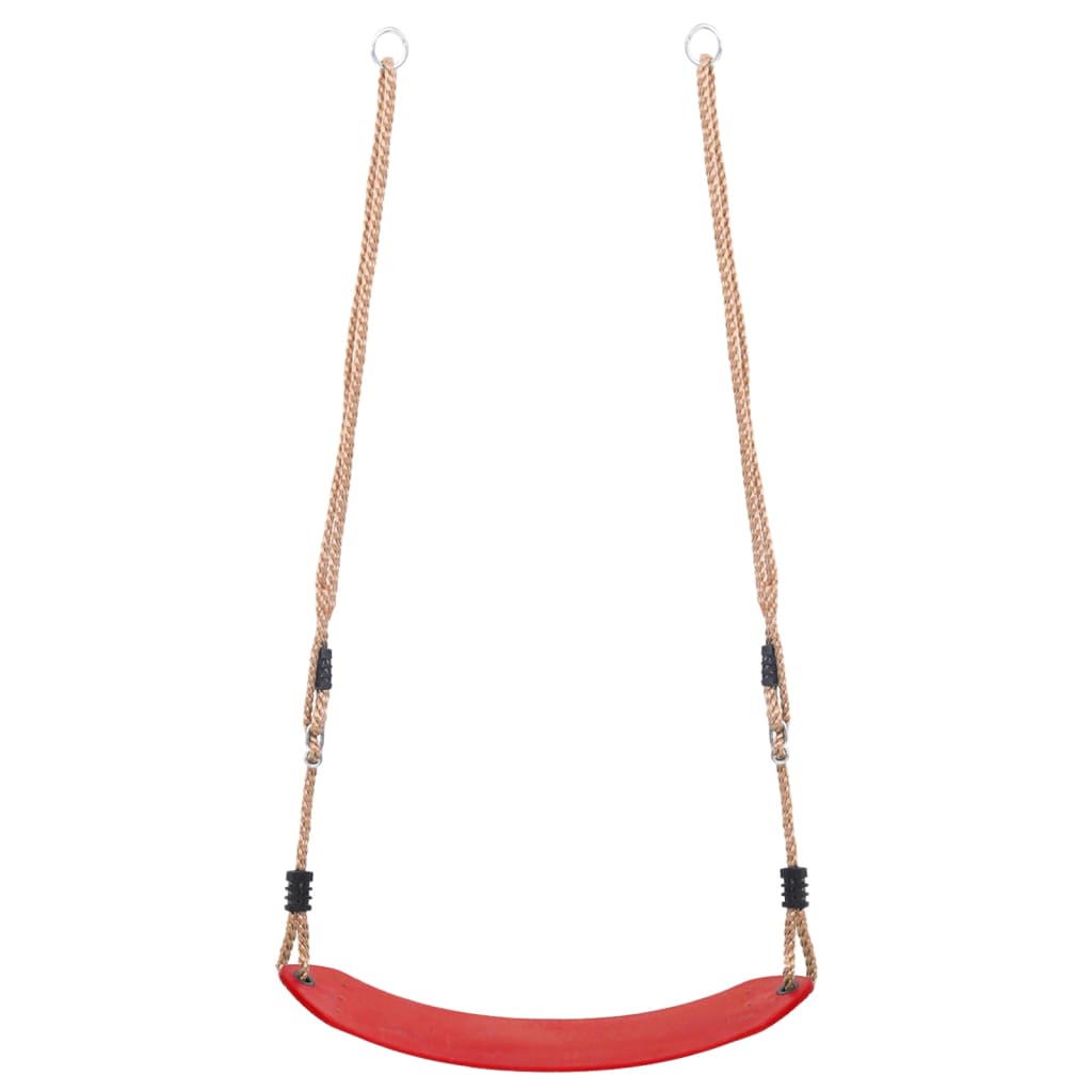 Red children's swing seat