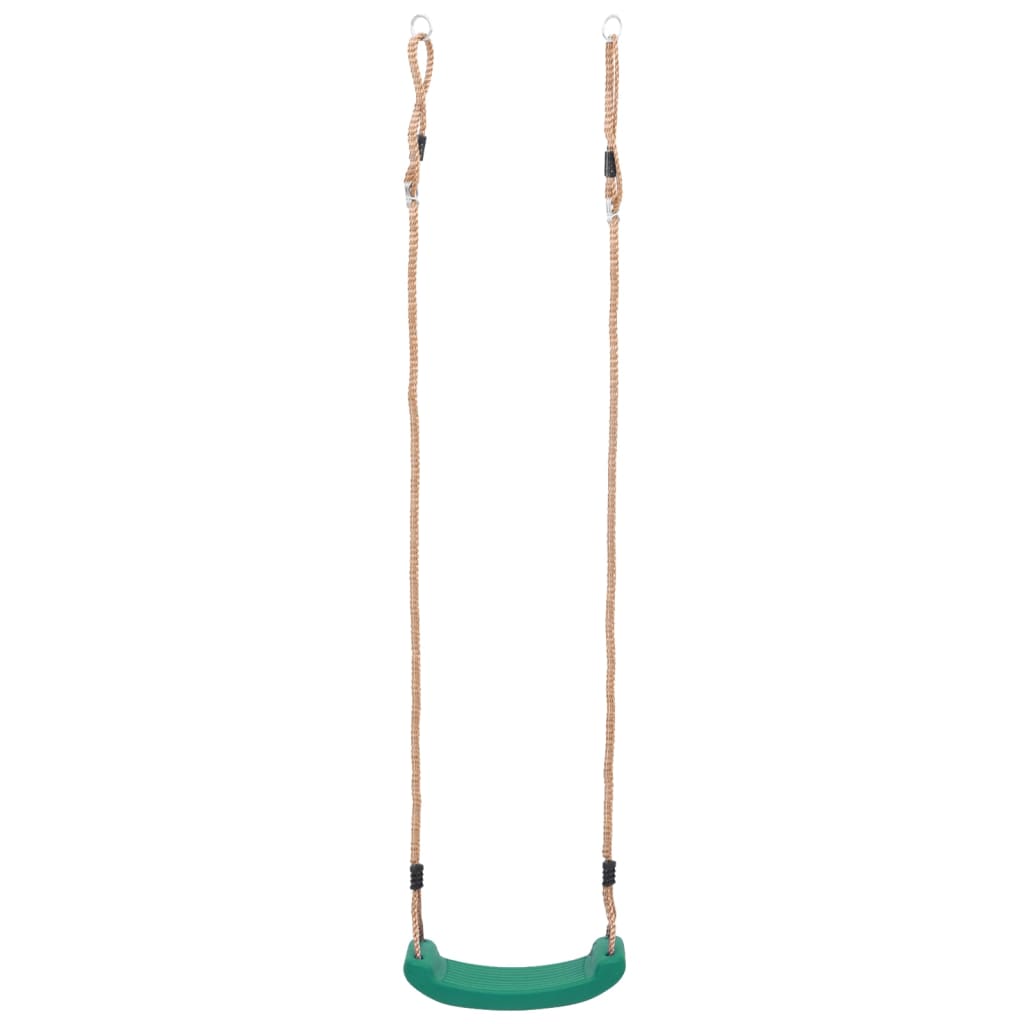 Green children's swing seat