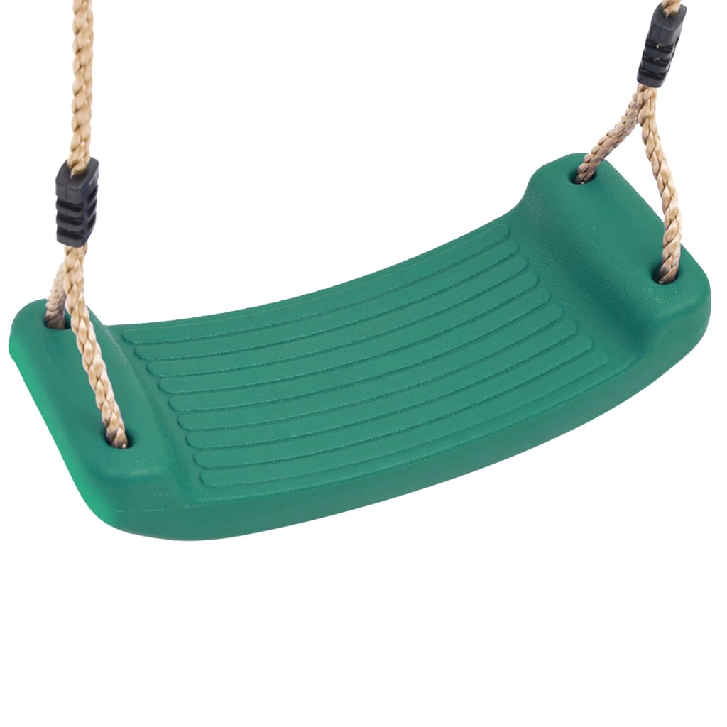 Green children's swing seat
