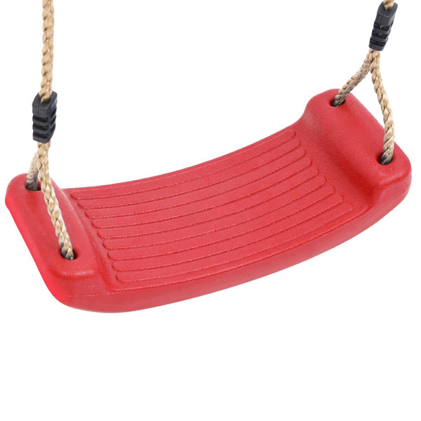 Red children's swing seat