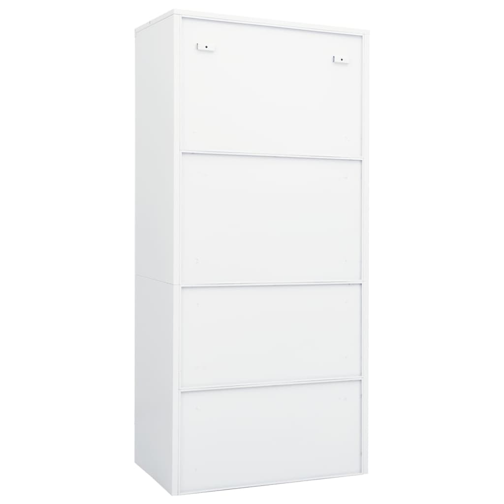 Roupeiro 80x50x180 cm aço branco