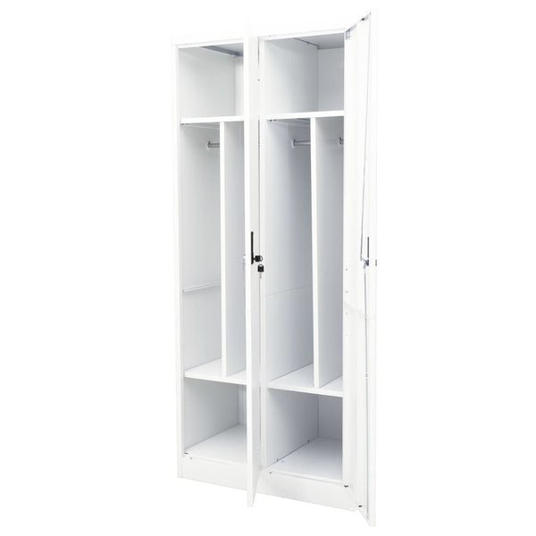 Roupeiro 80x50x180 cm aço branco