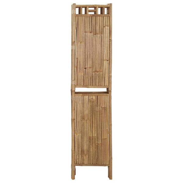 Biombo/divisória com 5 painéis 200x180 cm bambu