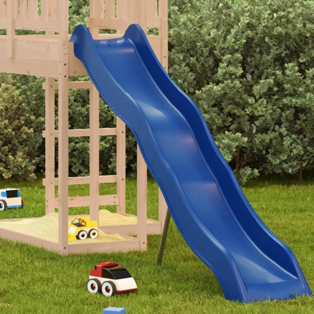 Toy slide 210x40 cm blue polypropylene